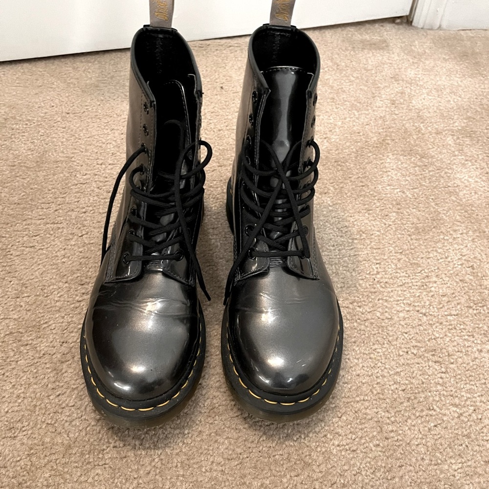 Black Doc Marten Combat Boots